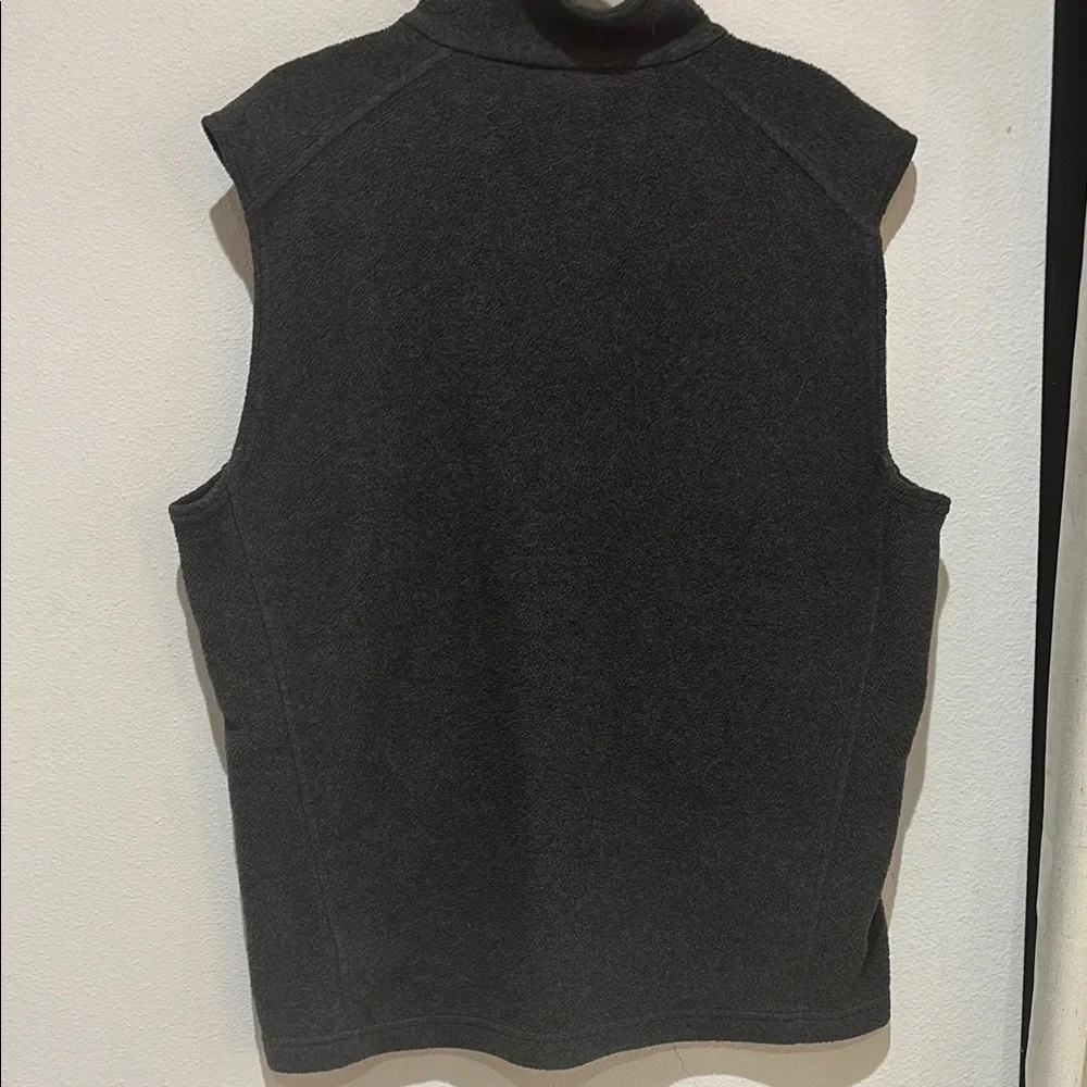 Columbia Charcoal Gray Men’s Fleece Vest - Size Large - Picture 3 of 7